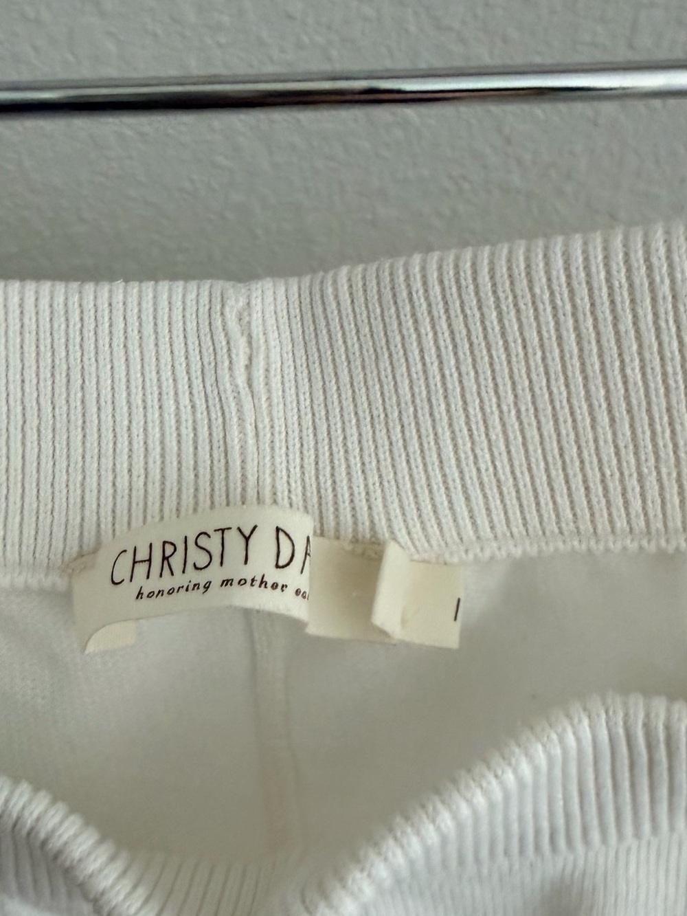 Christy Dawn The Sonny Joggers Cream Small - Picture 4 of 5